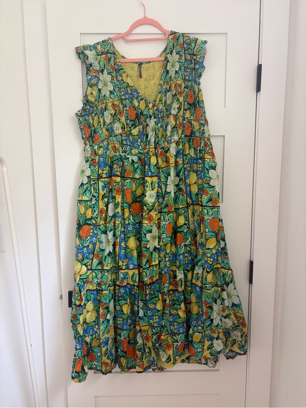 Anthropologie Peregrine Flutter Sleeve Maxi Dress - Picture 6 of 11